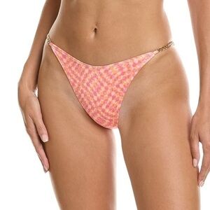 L*Space Van Damme Bitsy Bikini Bottom in Heat Waves Large Style SAVDB22P Size XS